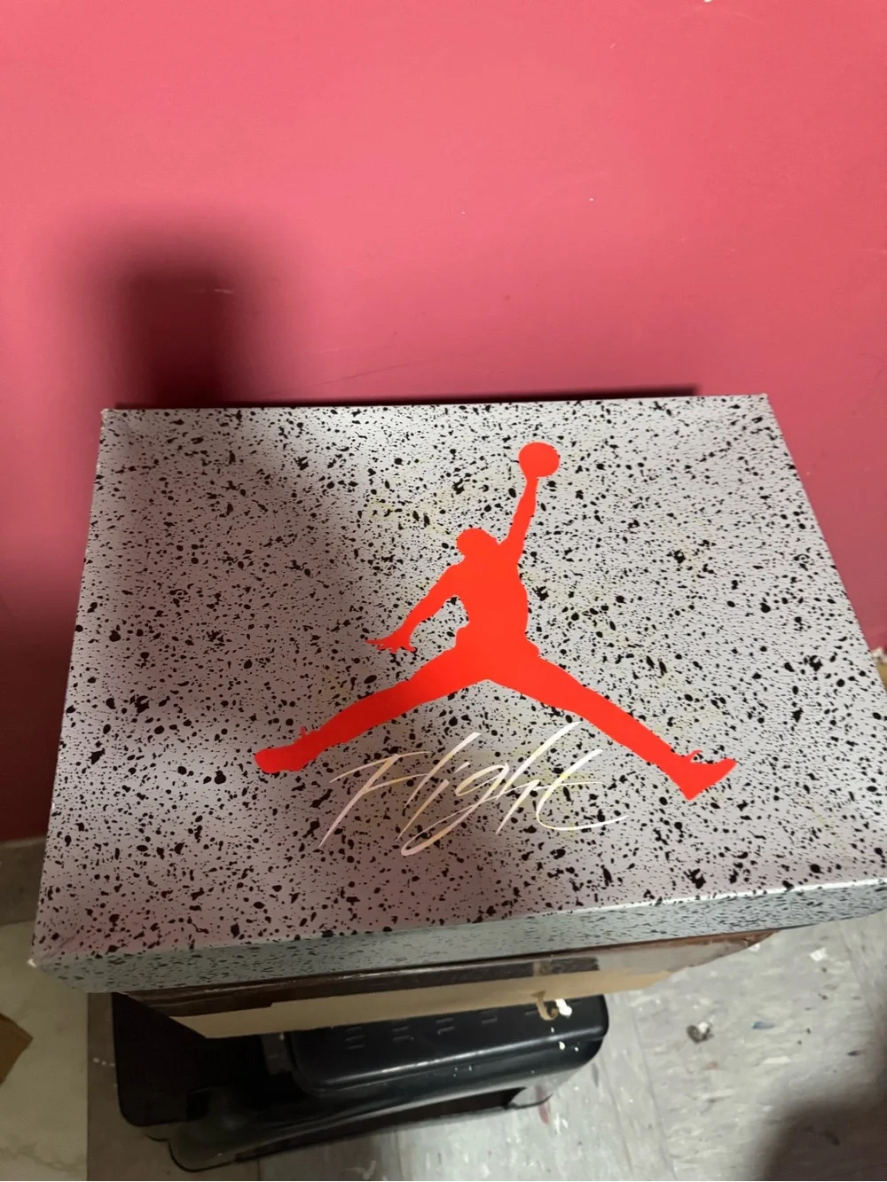 Jordan Air Jordan 4 Retro Black/Fire Red-Cement Grey